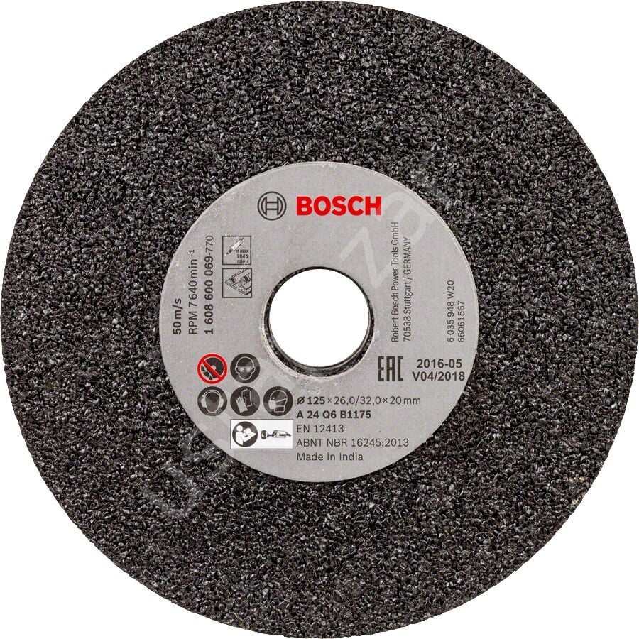 Bosch - GGS6S İçin 125 mm 24 Kum Taşlama Taşı 1608600069