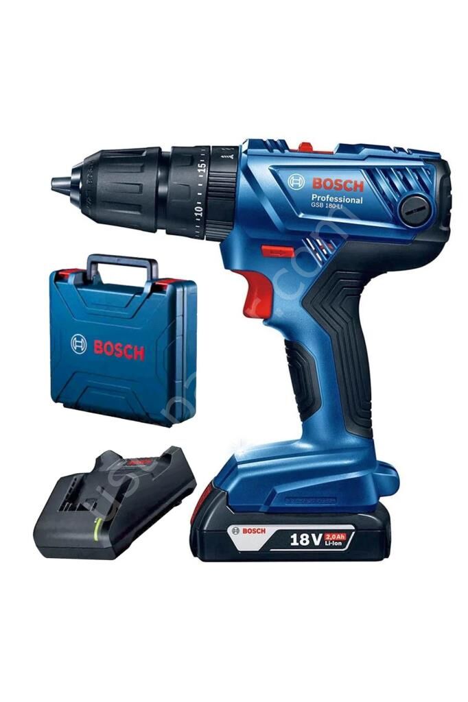 Bosch Professional GSB 180-Li Tek Akülü 2 Ah Vidalama Makinesi