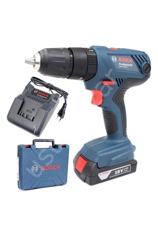 Bosch Professional GSB 180-Li Tek Akülü 2 Ah Vidalama Makinesi