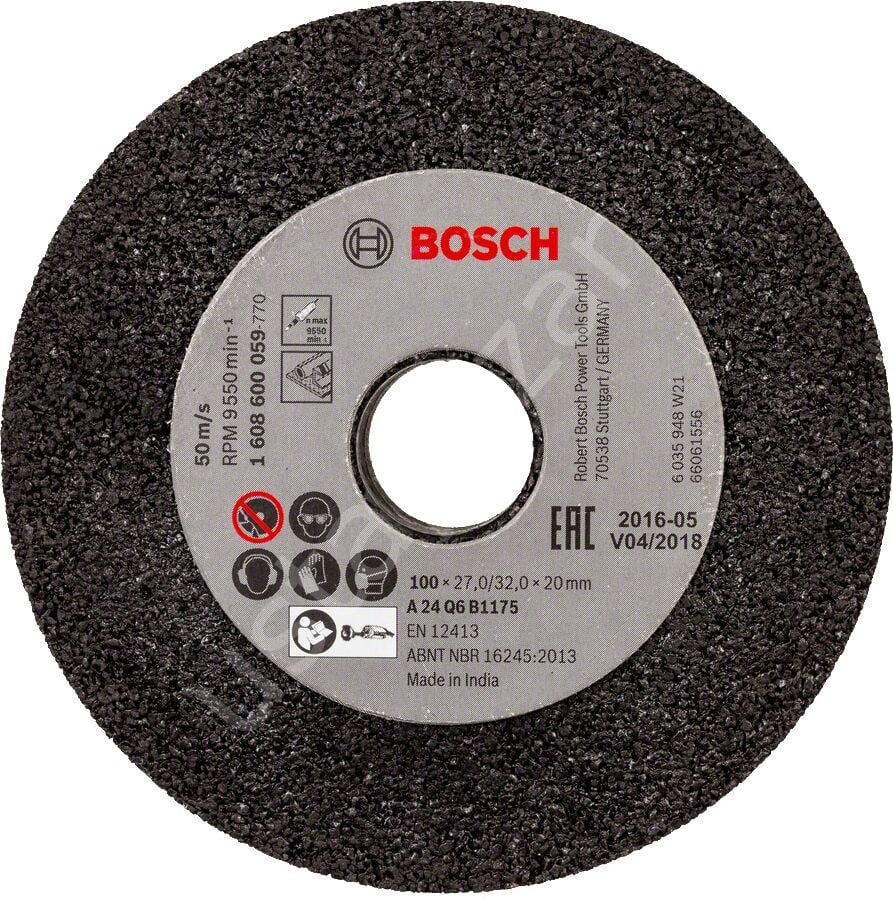 Bosch - GGS6S İçin 100 mm 24 Kum Taşlama Taşı 1608600059