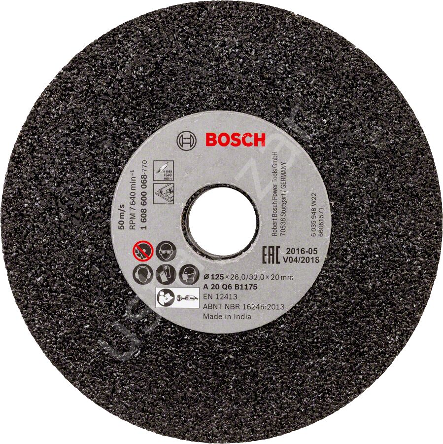 Bosch - GGS6S İçin 125 mm 20 Kum Taşlama Taşı SiC 1608600068