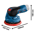 Bosch Professional Gex 12V-125 (Solo) Eksantrik Zımpara Makinesi