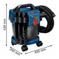 Bosch Professional GAS 18V-10 L (Solo) Akülü Toz Emme Makinesi 06019C6302