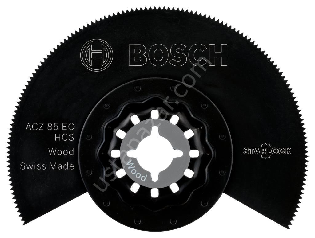 Bosch - Starlock - ACZ 85 EC - HCS Ahşap İçin Segman Testere Bıçağı, Bombeli 1'li 2608661643