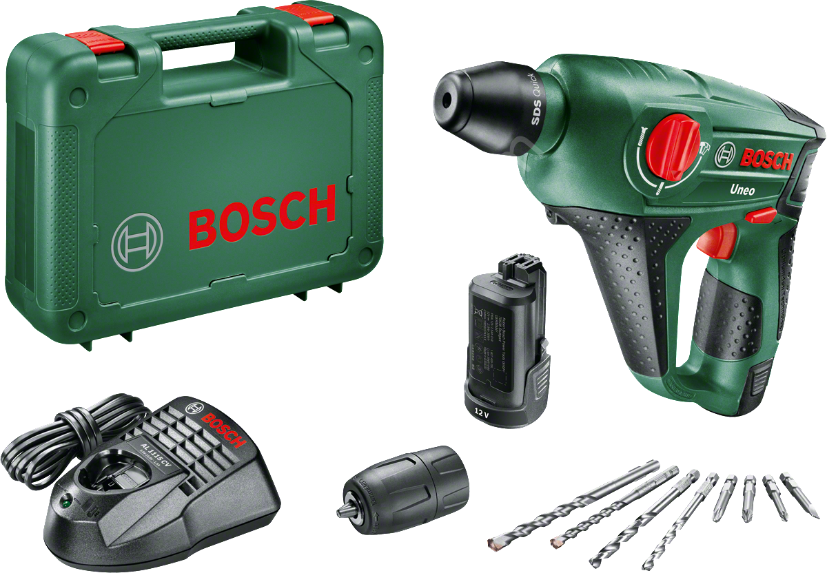 Bosch UNEO 12 LI Çift Akülü Kırıcı Delici (2 x 2,0 Ah) 060398400E