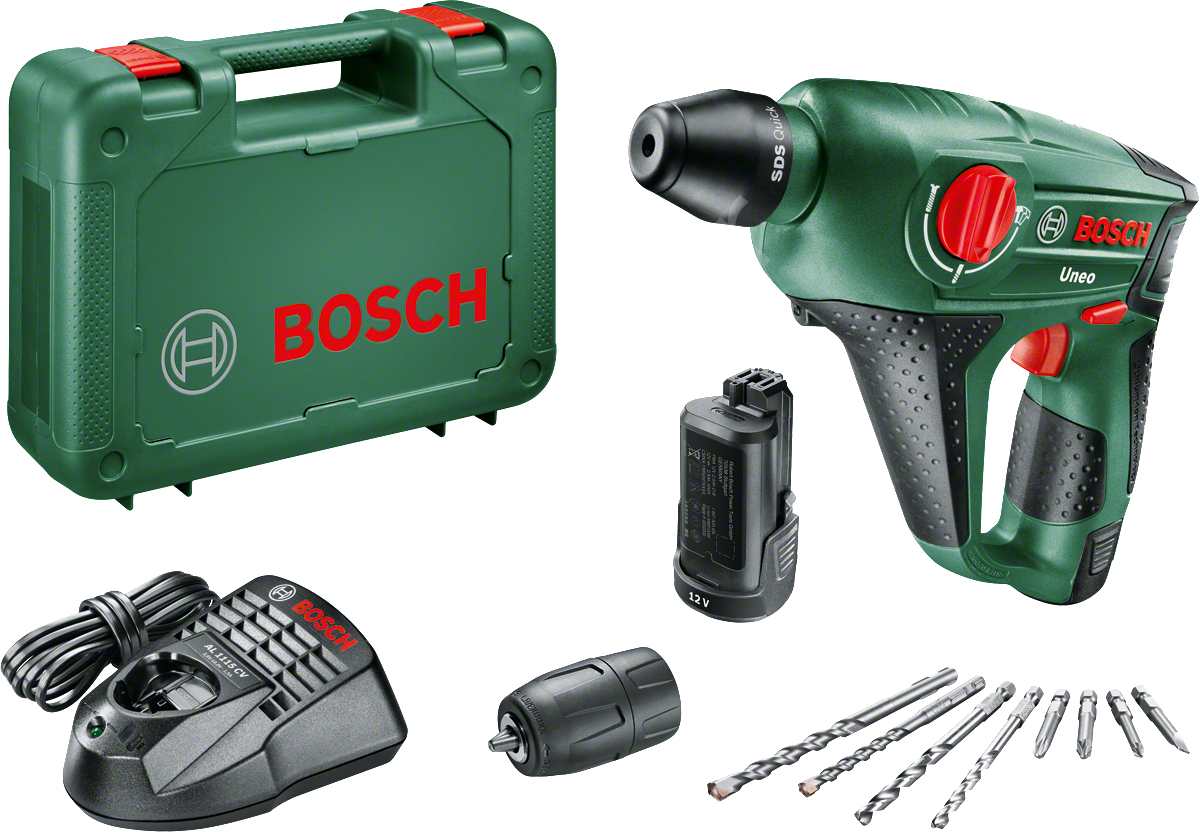 Bosch UNEO 12 LI Çift Akülü Kırıcı Delici (2 x 2,0 Ah) 060398400E