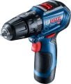 Bosch Professional GSB 12V-30 Çift Akülü 2 Ah Darbeli Vidalama Makinesi 06019G9100
