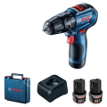 Bosch Professional GSB 12V-30 Çift Akülü 2 Ah Darbeli Vidalama Makinesi 06019G9100