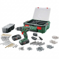 Bosch PSR 1800 LI-2 Akülü Delme-Vidalama Makinesi+ Systembox + 241 Parça Set 06039A310S
