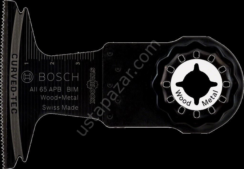 Bosch - Starlock - AII 65 APB - BIM Ahşap ve Metal İçin Daldırmalı Testere Bıçağı 1'li 2608661781