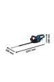 Bosch Professional GHE 18V-60 Aküsüz Çit Budama Makinesi 06008C9000