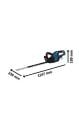 Bosch Professional GHE 18V-60 Aküsüz Çit Budama Makinesi 06008C9000