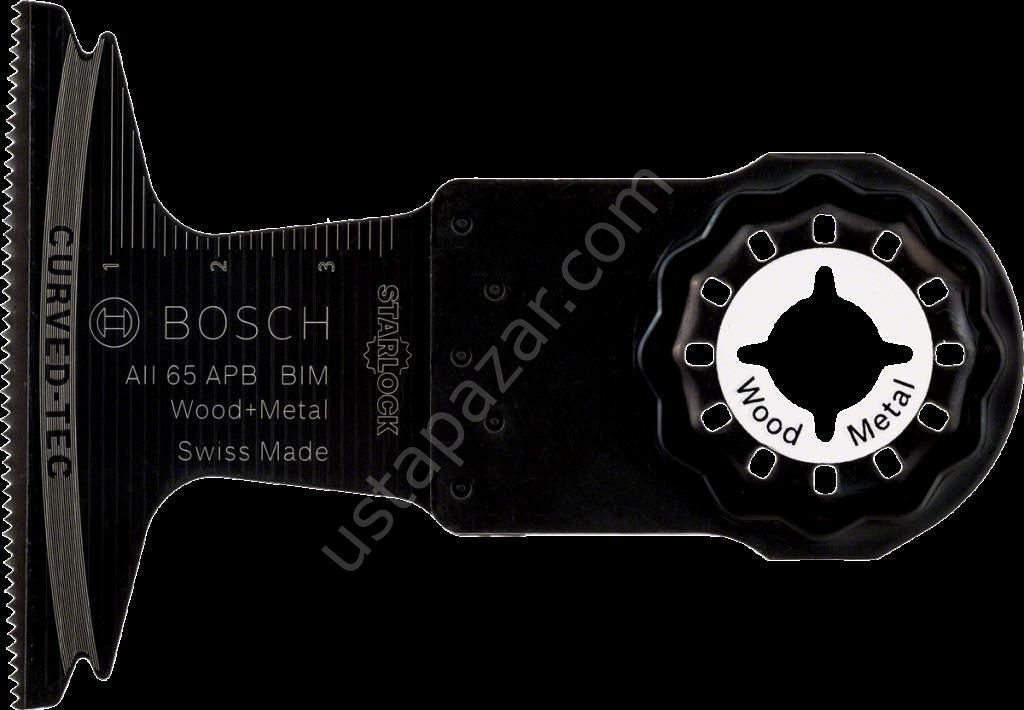 Bosch - Starlock - AII 65 APB - BIM Ahşap ve Metal İçin Daldırmalı Testere Bıçağı 5'li 2608661907