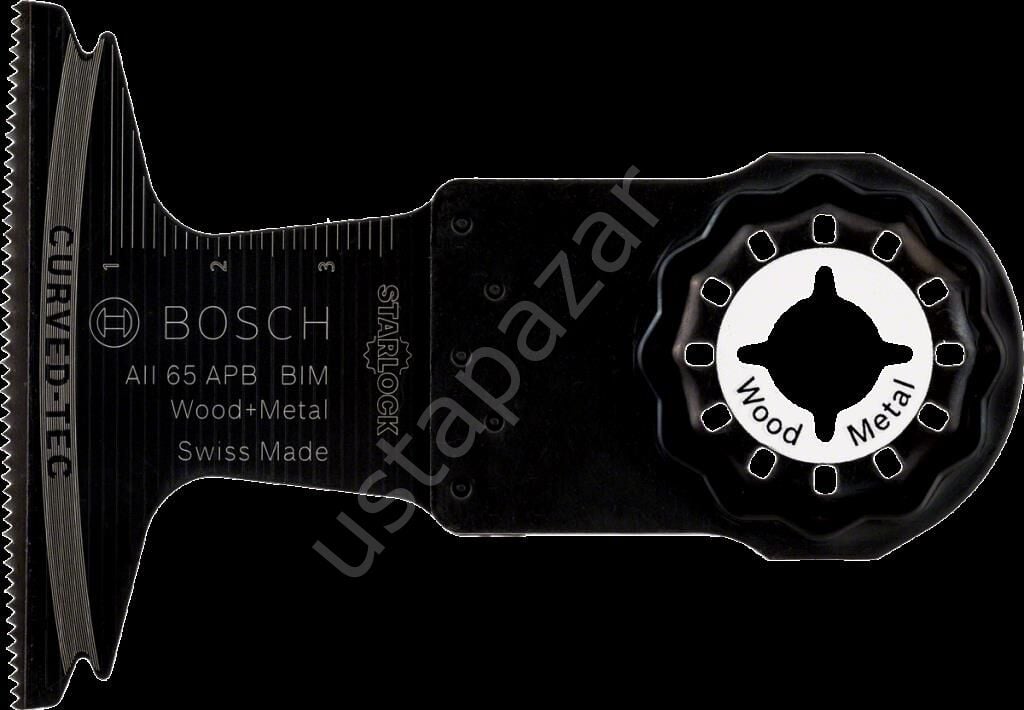Bosch - Starlock - AII 65 APB - BIM Ahşap ve Metal İçin Daldırmalı Testere Bıçağı 5'li 2608661907