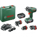 Bosch AdvancedImpact 18 Çift Akülü Darbeli Delme Vidalama Makinesi (2 x 1,5 Ah) + 3 Adaptör 06039A3401