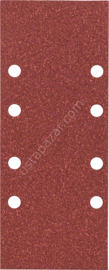 Bosch - Titreşimli Zımpara Kağıdı 10'lu, 93 x 230 mm 80 Kum 8 Delik