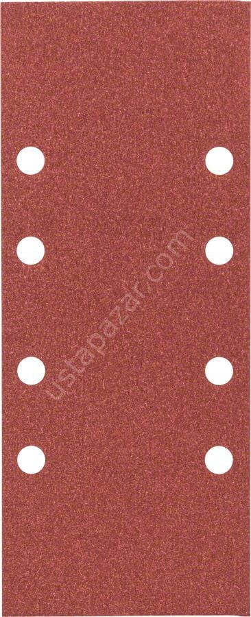 treşimli Zımpara Kağıdı 10'lu, 93 x 230 mm 120 Kum 8 Delik
