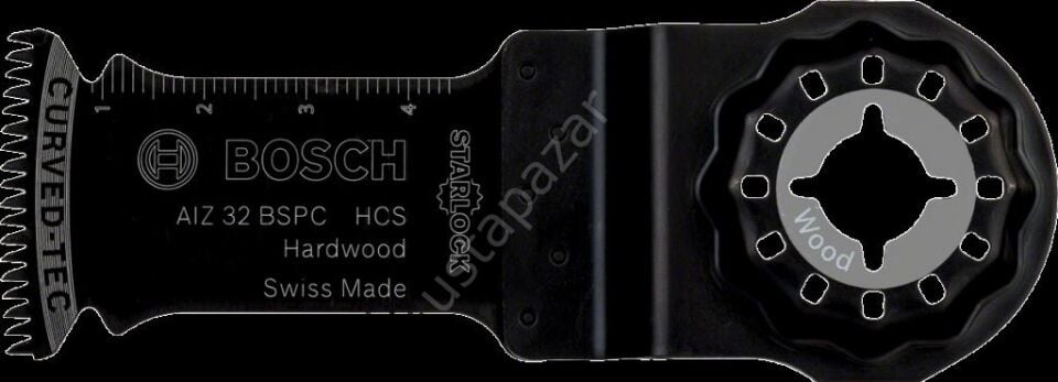 Bosch - Starlock - AIZ 32 BSPC - HCS Sert Ahşap İçin Daldırmalı Testere Bıçağı 1'li 2608662360