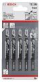 Bosch - Ekonomik Seri Ahşap İçin T 119 B Dekupaj Testeresi Bıçağı - 5'Li Paket 2608630037