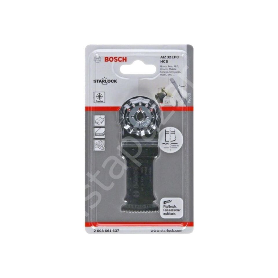 Bosch - Starlock - AIZ 32 EPC - HCS Ahşap İçin Daldırmalı Testere Bıçağı 1'li 2608661637