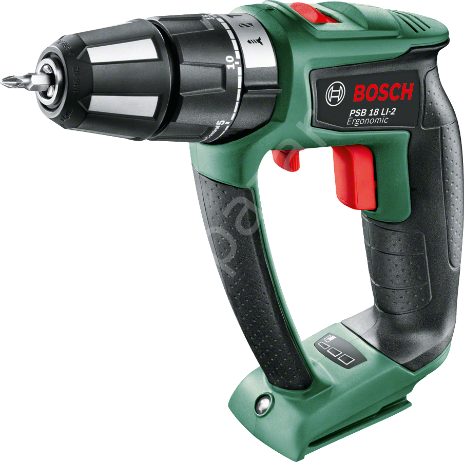 Bosch PSB 18 LI-2 ERGO Akülü Darbeli Delme Vidalama Makinesi (Solo) 06039B0302