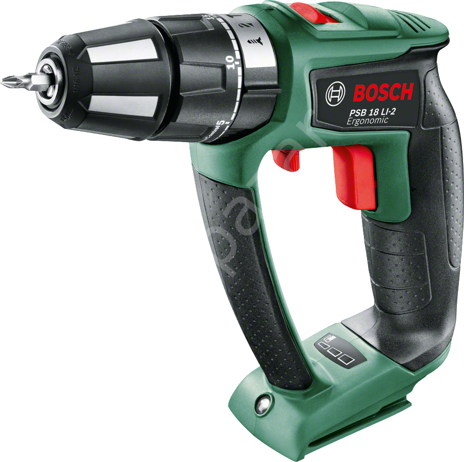 Bosch PSB 18 LI-2 ERGO Akülü Darbeli Delme Vidalama Makinesi (Solo) 06039B0302