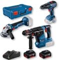 Bosch Professional GBH 187 + GWS 18V-10 + GSR 18V-50 Vidalama Kırıcı Taşlama Seti - 0615990N42