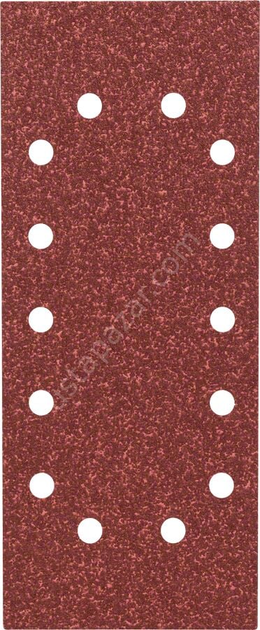 Bosch - Titreşimli Zımpara Kağıdı 10'lu, 115 x 280 mm 40 Kum 14 Delik