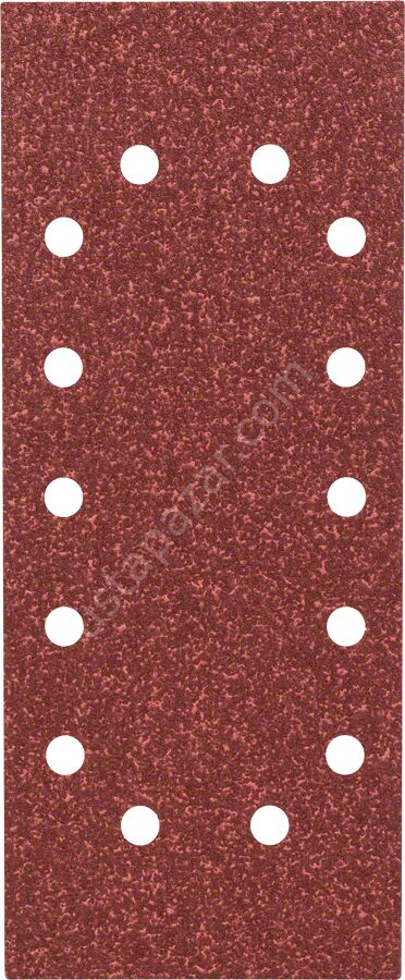 Bosch - Titreşimli Zımpara Kağıdı 10'lu, 115 x 280 mm 40 Kum 14 Delik
