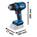 Bosch Professional GHG 18v-50 Akülü Isı Tabancası Solo 06012A650010