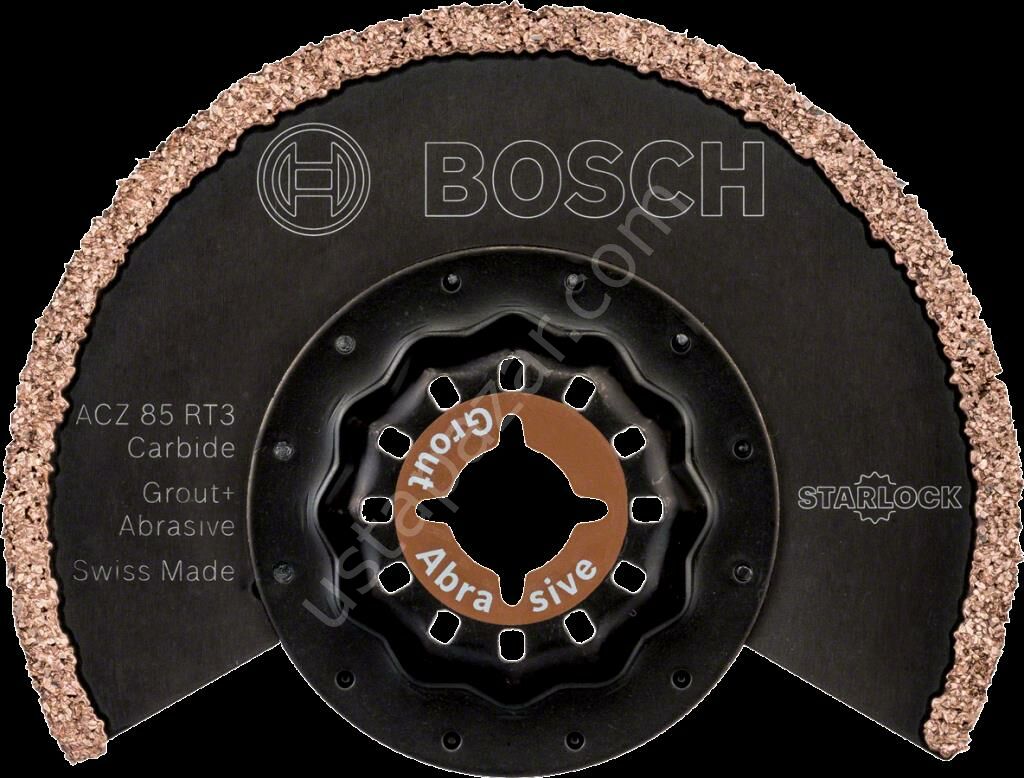 Bosch - Starlock - ACZ 85 RT3 - Carbide RIFF Zımpara Uçlu Segman Testere Bıçağı 30 Kum Kalınlığı 1'li 2608661642