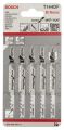 Bosch - Hızlı Kesim Serisi Sert Ahşap İçin T 144 DF Dekupaj Testeresi Bıçağı - 5'Li Paket 2608634567