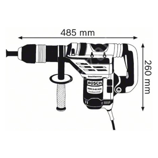 Bosch Professional GBH 5-40 DCE Kırıcı Delici 0611264000