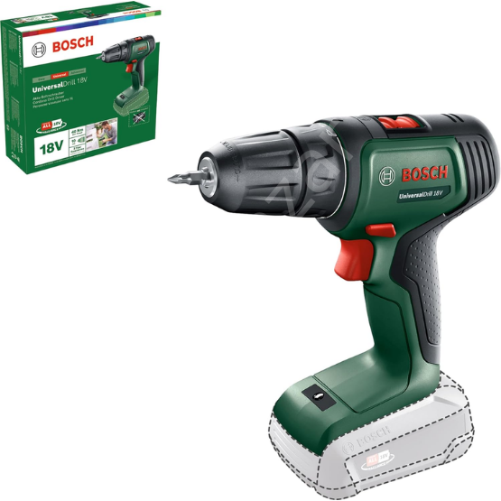 Bosch UniversalDrill 18V Akülü Delme Vidalama Makinesi Solo 06039D4000