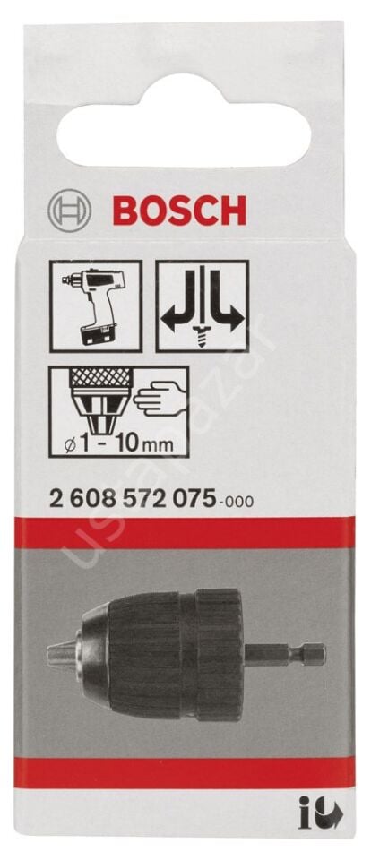 Bosch - 1-10 mm - 1/4''-6k Anahtarsız Mandren 2608572075