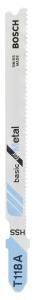 Bosch - Ekonomik Seri Metal İçin T 118 A Dekupaj Testeresi Bıçağı - 5'Li Paket 2608631013