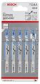 Bosch - Ekonomik Seri Metal İçin T 118 A Dekupaj Testeresi Bıçağı - 5'Li Paket 2608631013