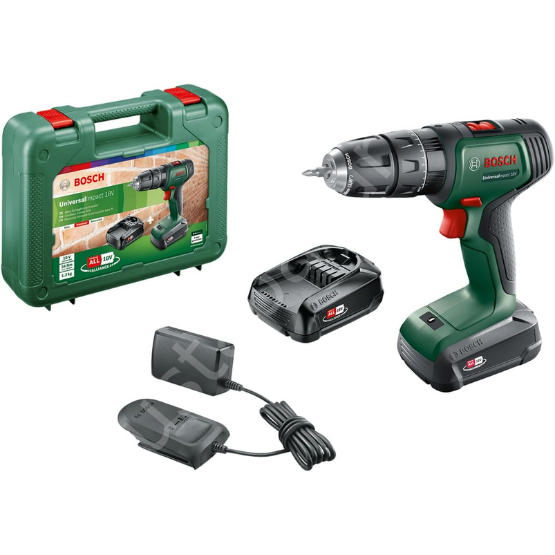 Bosch UniversalImpact 18 Çift Akülü Darbeli Delme Vidalama Makinesi (2 x 1,5Ah) 06039D4102