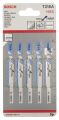 Bosch - Ekonomik Seri Metal İçin T 218 A Dekupaj Testeresi Bıçağı - 5'Li Paket 2608631032