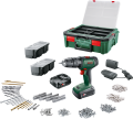 Bosch UniversalImpact 18V (2x1,5 Ah) Akülü Darbeli/Delme Vidalama Makinesi + 241 parça set + Systembox S 06039D4103