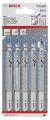 Bosch - Ekonomik Seri Metal İçin T 318 A Dekupaj Testeresi Bıçağı - 5'Li Paket 2608631319