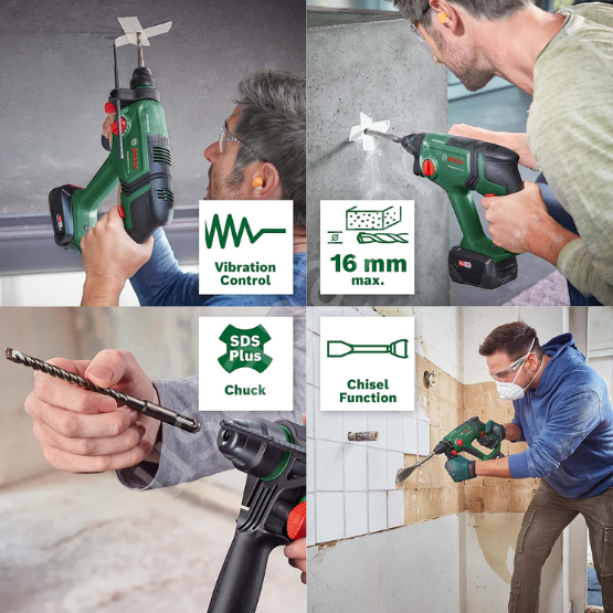 Bosch UniversalHammer 18V (Solo) Akülü Kırıcı-Delici 06039D6000