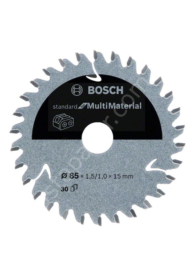 Bosch - Standard for Serisi Çoklu Malzeme için Akülü Daire Testere Bıçağı 85*15 mm 30 Diş 2608837752