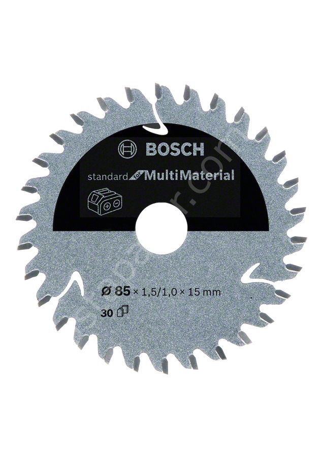 Bosch - Standard for Serisi Çoklu Malzeme için Akülü Daire Testere Bıçağı 85*15 mm 30 Diş 2608837752