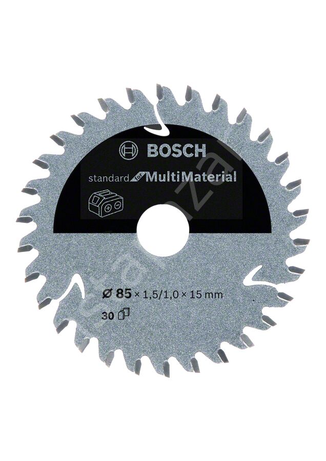 Bosch - Standard for Serisi Çoklu Malzeme için Akülü Daire Testere Bıçağı 85*15 mm 30 Diş 2608837752
