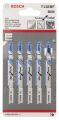 Bosch - Kırılmaya Karşı Dayanıklı Seri Metal İçin T 118 BF Dekupaj Testeresi Bıçağı - 5'Li Paket 2608634503