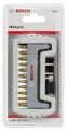 Bosch - 11 Parça MaxGrip Vidalama Ucu Seti + Hızlı Değiştirmeli Tutucu 2608522126