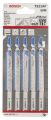 Bosch - Hızlı Kesim Serisi Metal İçin T 321 AF Dekupaj Testeresi Bıçağı - 5'Li Paket 2608636705