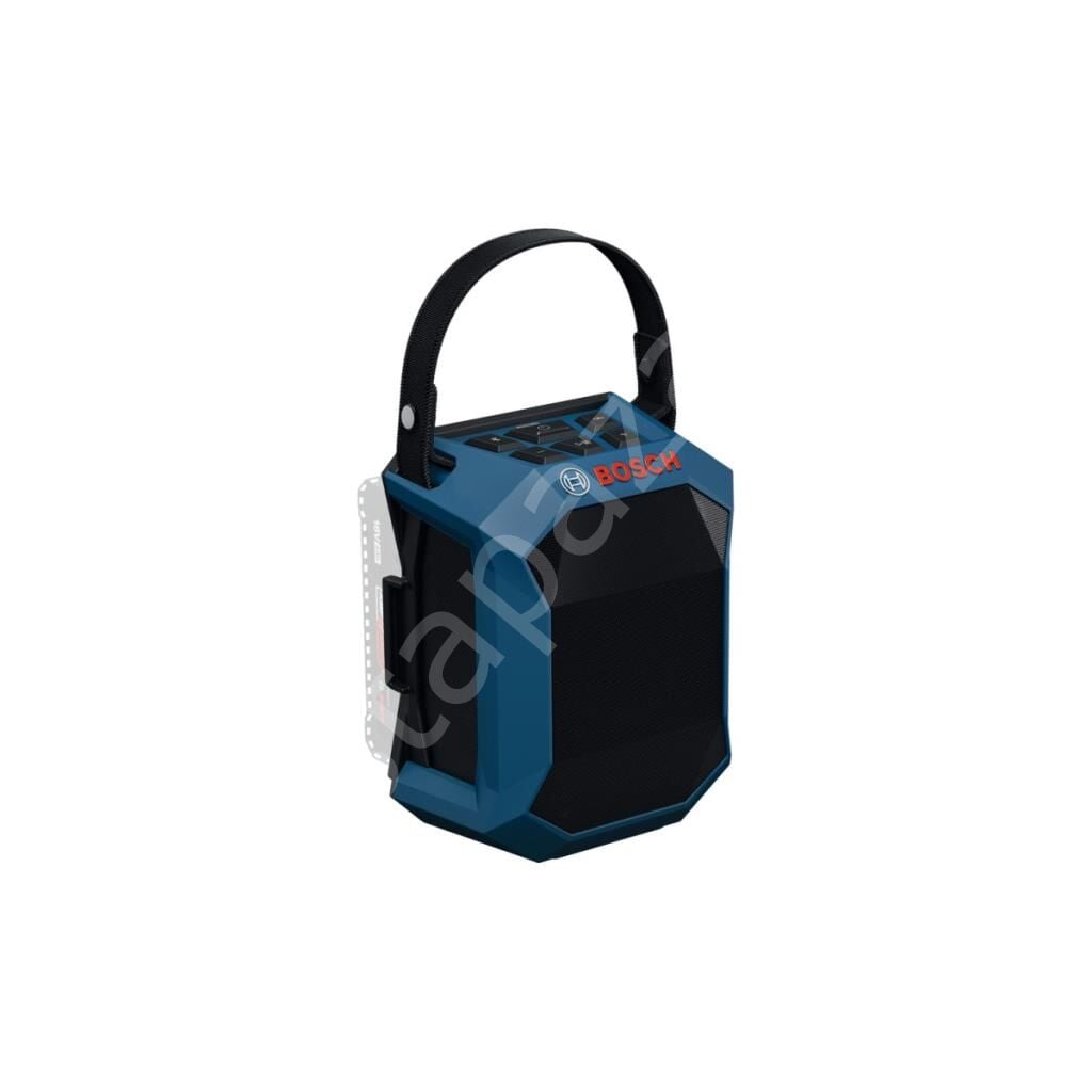 Bosch Professional GPB 18V-1 C Bluetooth Şantiye Hoparlörü (18V - IP54 - USB Şarj) Solo - 06014A7000