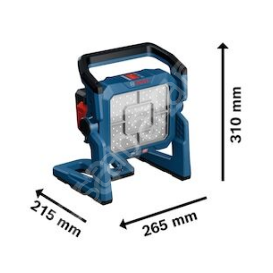 Bosch Professional GLI 18V-5000 C Akülü Şantiye Lambası (Solo/Aküsüz - 5000 Lümen) - 06019P5100